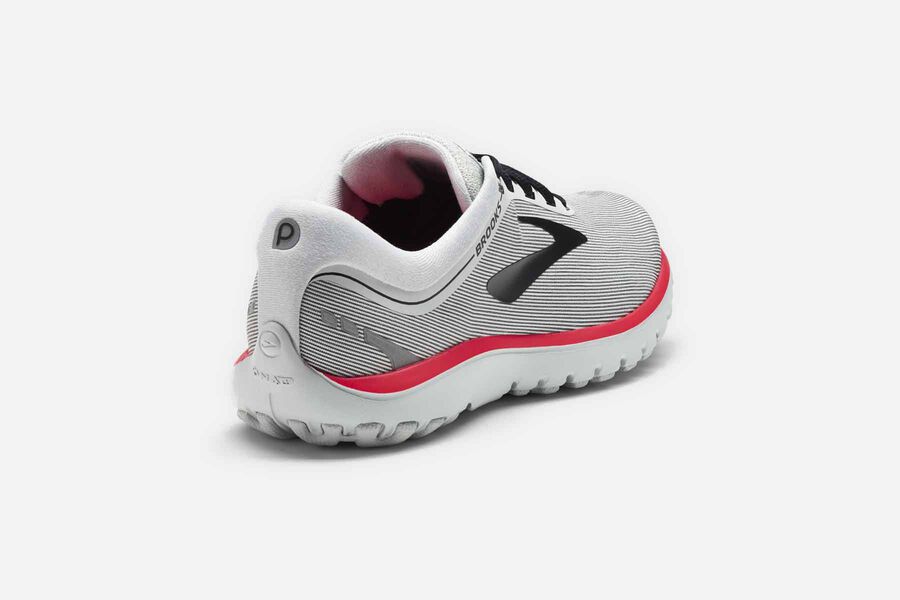 Brooks Pureflow 7 Road Löparskor Dam - Grå/Svarta/Rosa - 1243-XGWQE